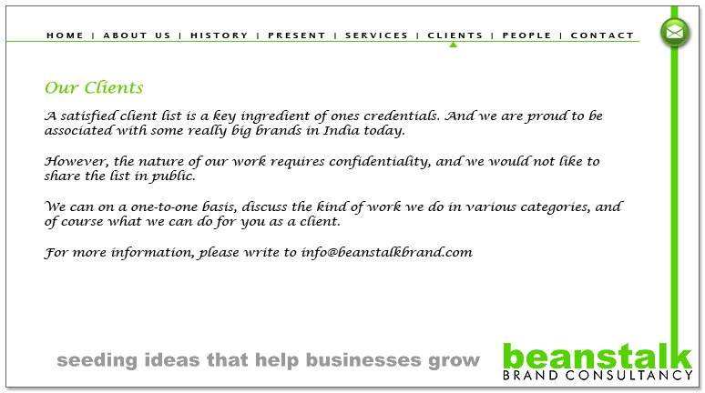 welcome to Beanstalk Brand Consultancy. Email us for more information. Thank You.
