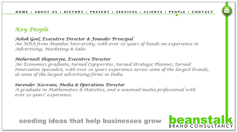 welcome to Beanstalk Brand Consultancy. Email us for more information. Thank You.